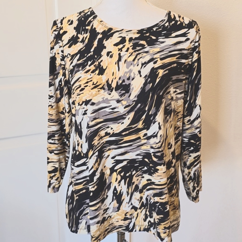 🍃 M Collection Petite top shirt Sz LP